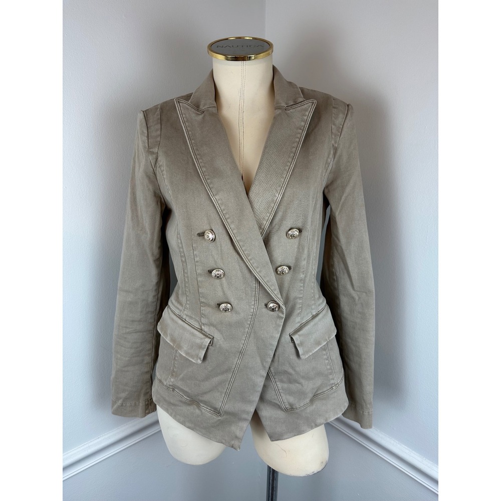 WHITE HOUSE BLACK MARKET Tan Trophy Jacket Blazer | Size 6 - Picture 5 of 16